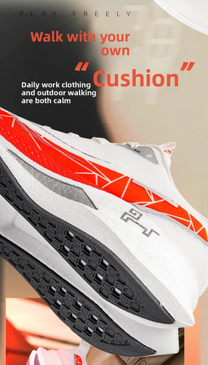 New 9ro Carbon Fiber Plate Running Sneakers Lightweight