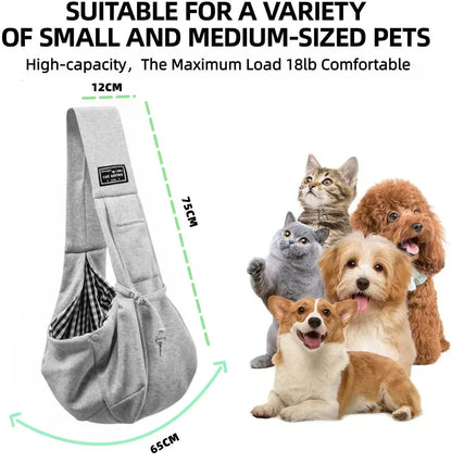 Dog Carrier Sling - Hand-Free Dog Carriers Travel Safety Harness