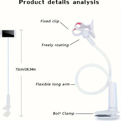 Lazy Bedside Desktop Mobile Phone Clamp Bracket