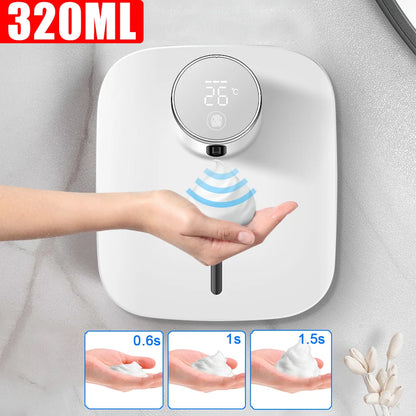 Wall-mounted Dispenser Soap USB Digital Temperature