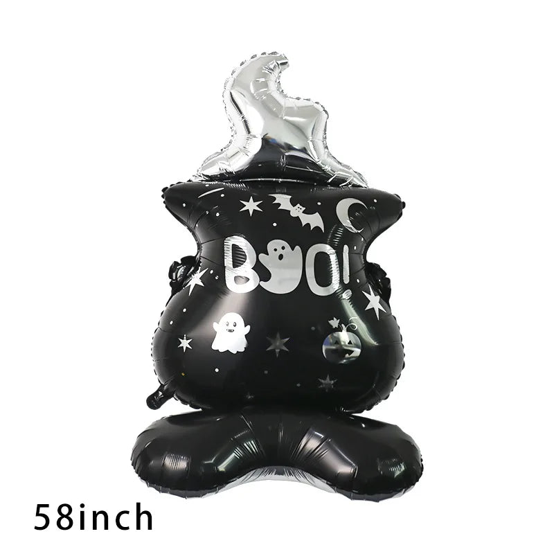 Halloween Decoration Balloons Foil Pumpkin Ghost Dead Tree Witch Mummy Bat Spider Balloon
