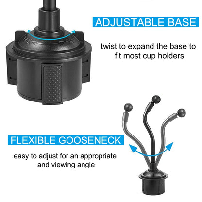 Magnetic Cup Holder Phone Mount Flexible Magnets Mount