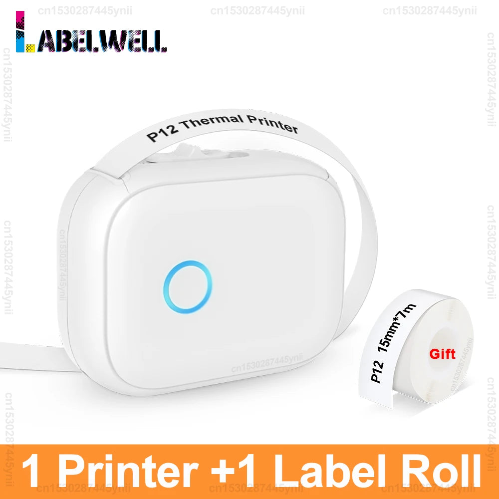 P12 Thermal Label Printer Similar Label Maker