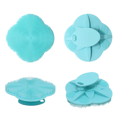 Soft Silicone Body Scrubber Shampoo Cleansing Brushes