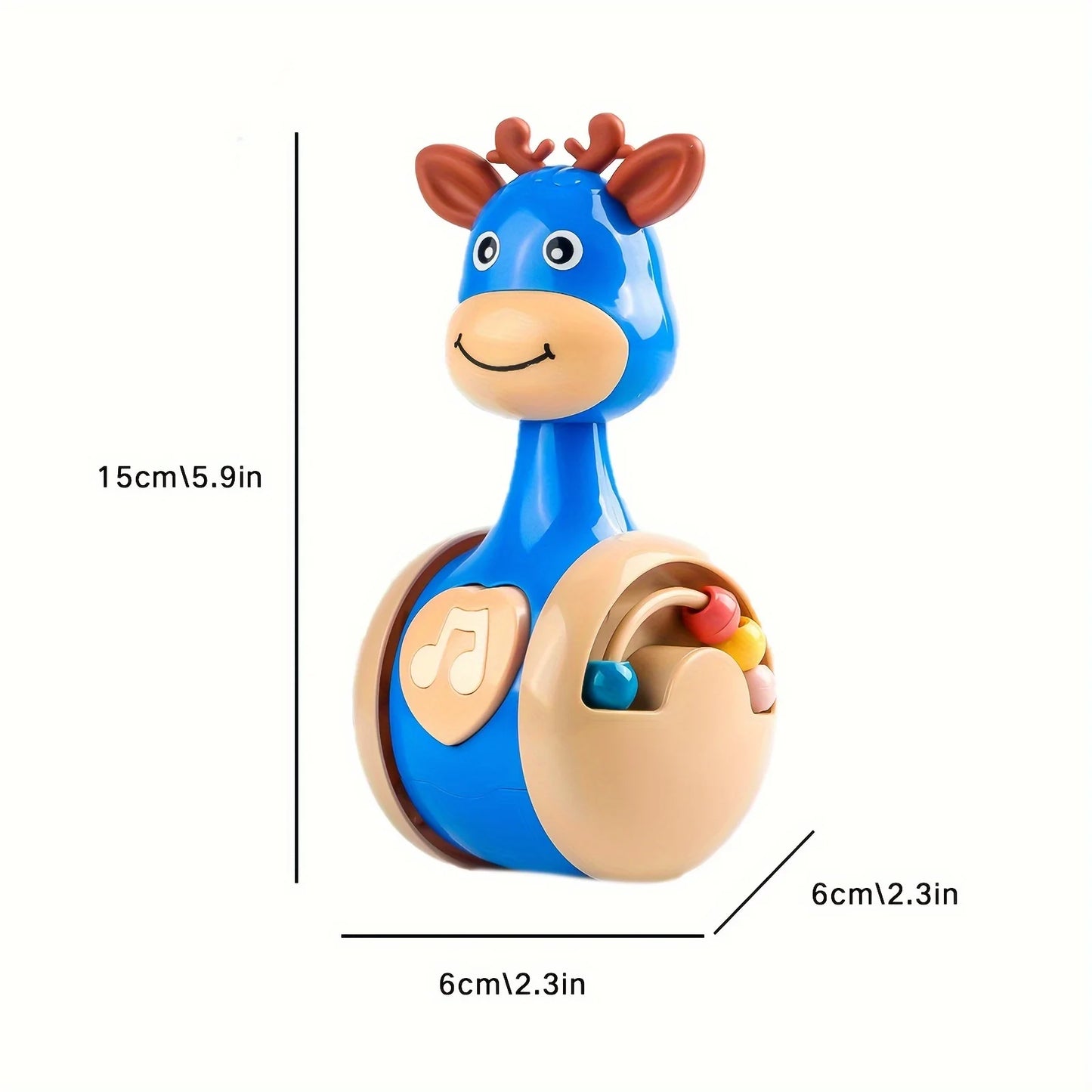 Fawn Sliding Tumbler Toy Rattle Baby Educational