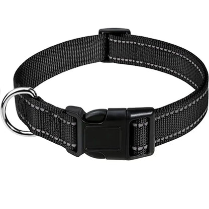 Pet Dog Collar Nylon Reflective Neck Collar