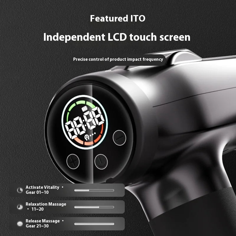 Double Head Handheld Mini Massager Gun with Deep Tissue