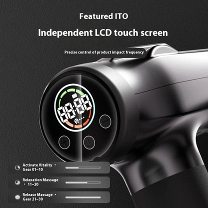 Double Head Handheld Mini Massager Gun with Deep Tissue