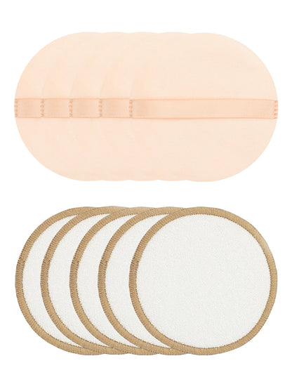 10Pcs Makeup Remover Pads Can Be Soaked in Water