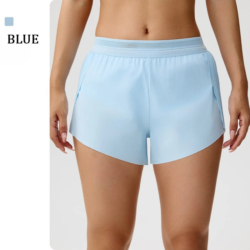 Cooling Mint Fitness Shorts Women's Three-quarter