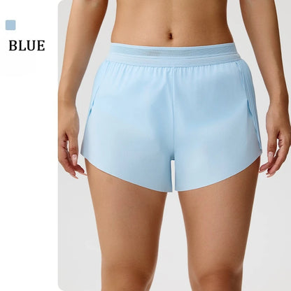 Cooling Mint Fitness Shorts Women's Three-quarter