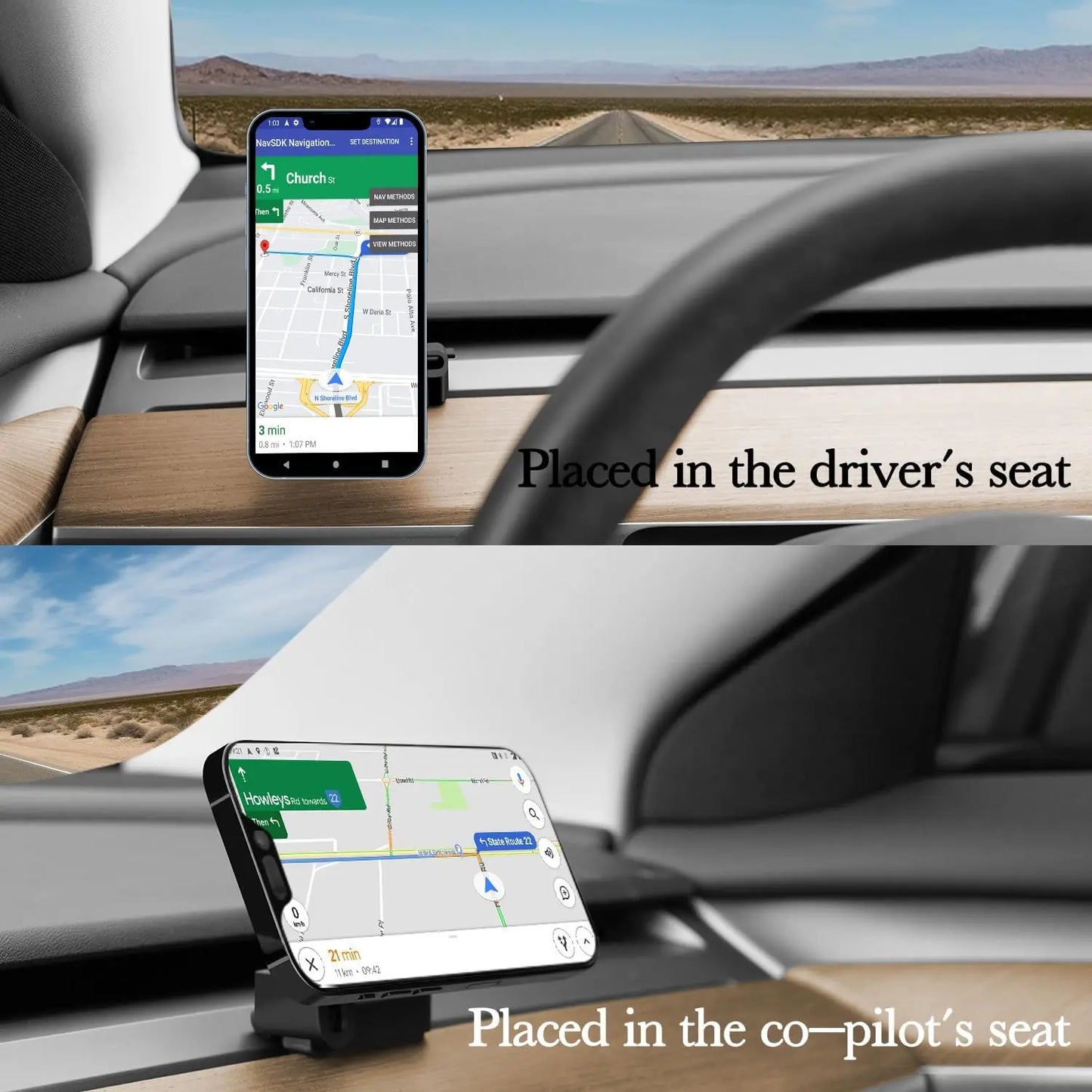Magnetic Wireless Car Charger Mount Adsorbable Holder