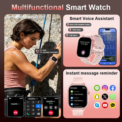 LIGE New Built-in 1400mAh Super Large Battery Smart Watch