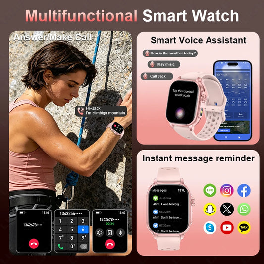 LIGE New Built-in 1400mAh Super Large Battery Smart Watch