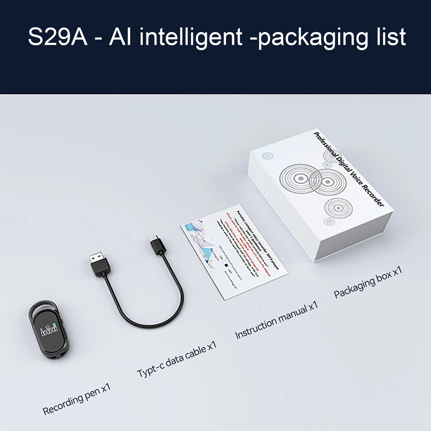 AI Voice Recorder Dictaphone with Real-Time Transcription