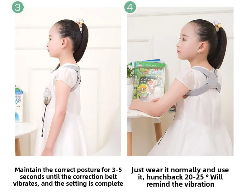 Adjustable Posture Corrector Smart Back Brace Vibration