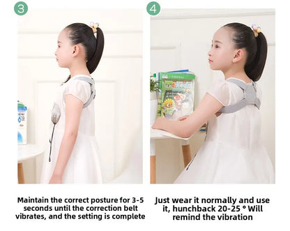 Adjustable Posture Corrector Smart Back Brace Vibration