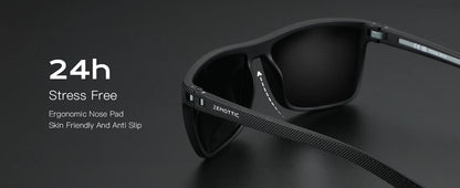 Polarized Sunglasses for Men Lightweight TR90 Frame