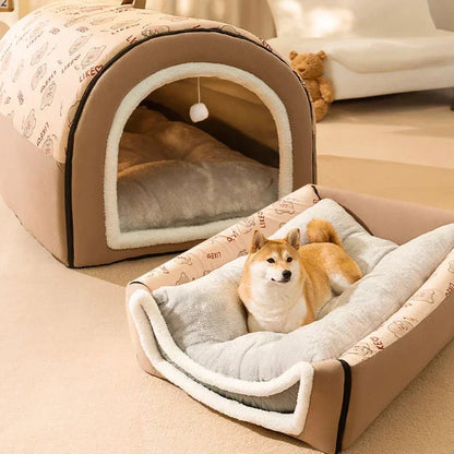 Hot Winter Warm Dog Removable Pet Sleeping House