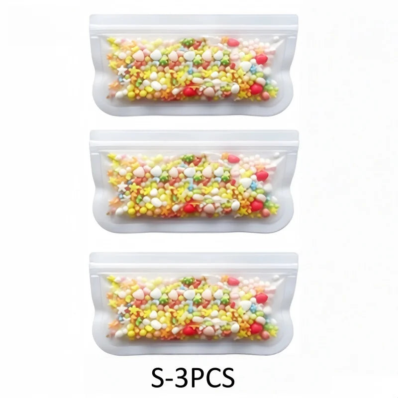 Silicone Food Storage Containers Reusable Food Bags