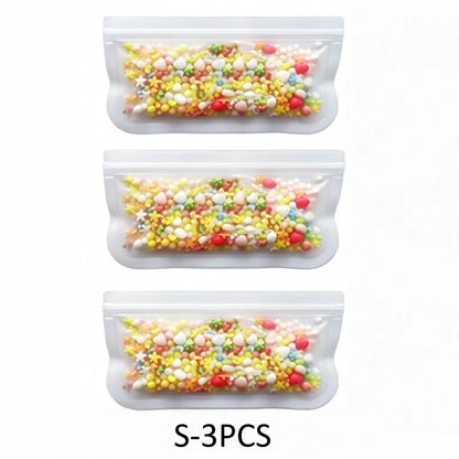 Silicone Food Storage Containers Reusable Food Bags