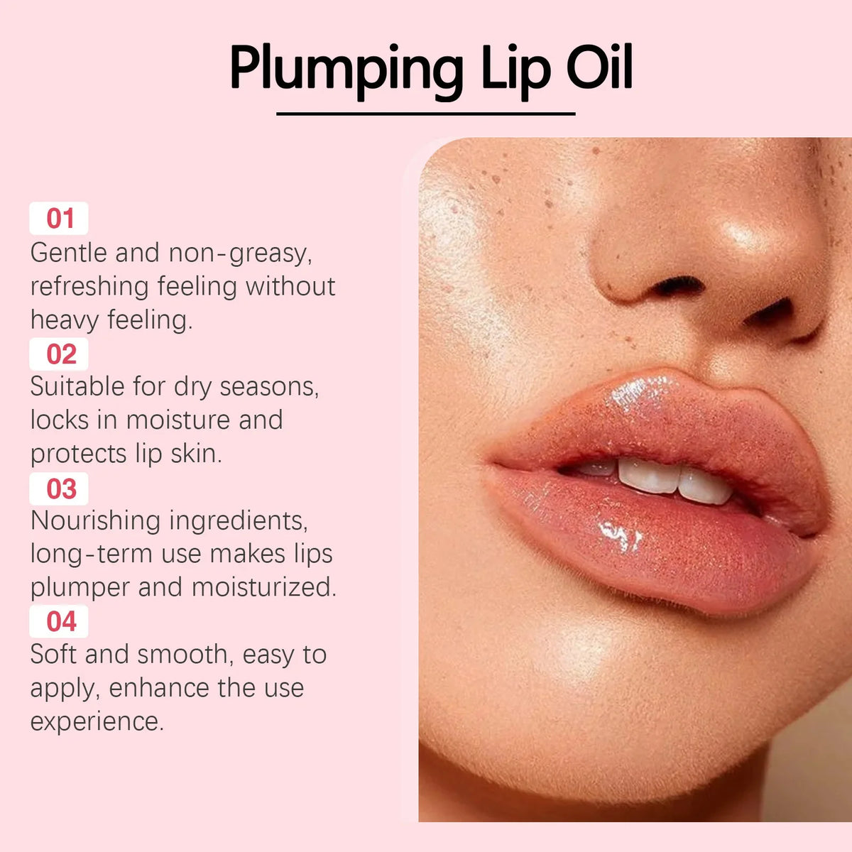 Lip Plumper Oil Instantly Volumising Increase Lip Elasticity
