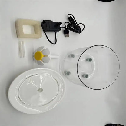 Pets Water Fountain Auto Filter USB Electric Drinker Bowl