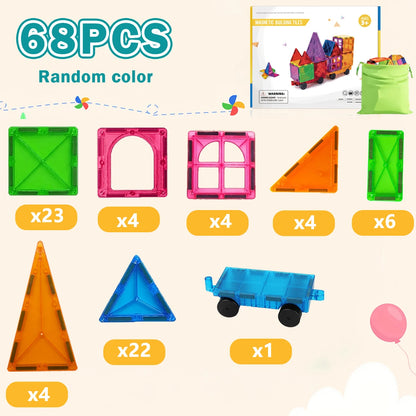 Magnetic Building Blocks Magnetic Force Plate Children's Toys