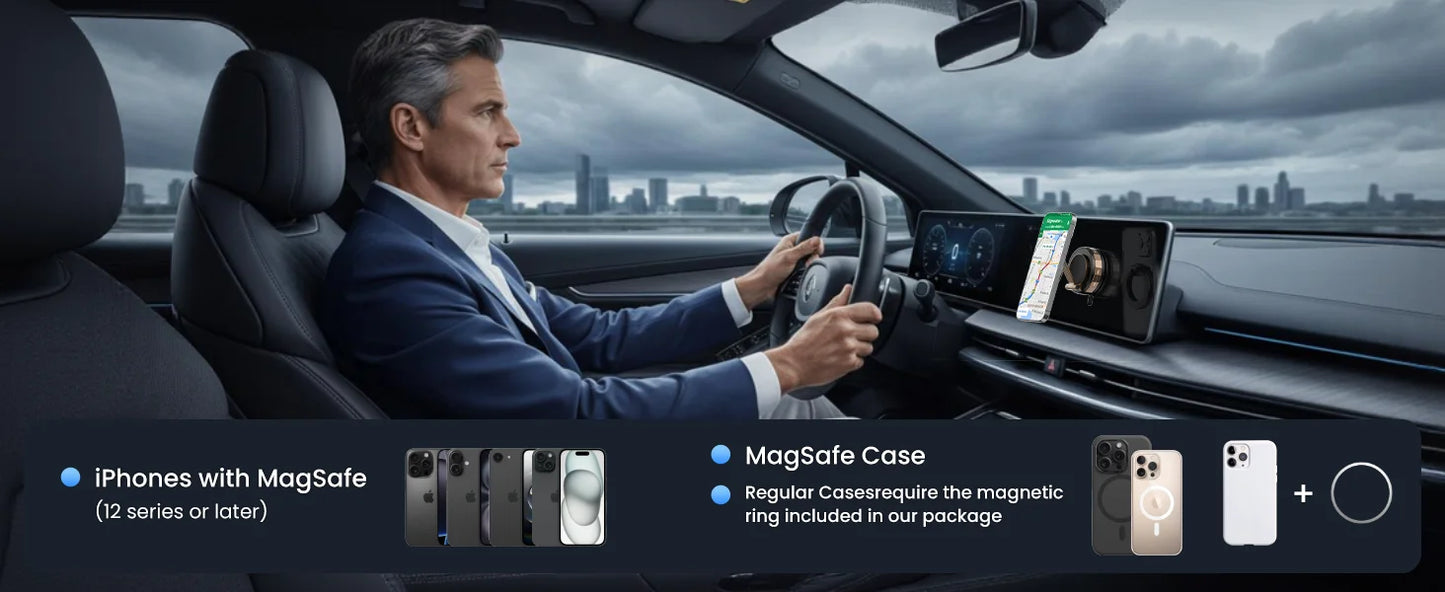 Magnetic Car Phone Holder for Magsafe 360° Adjustable