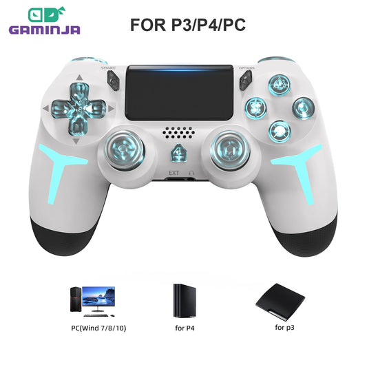 GAMINJA Wireless Game Controller For PS4 PS3 Console