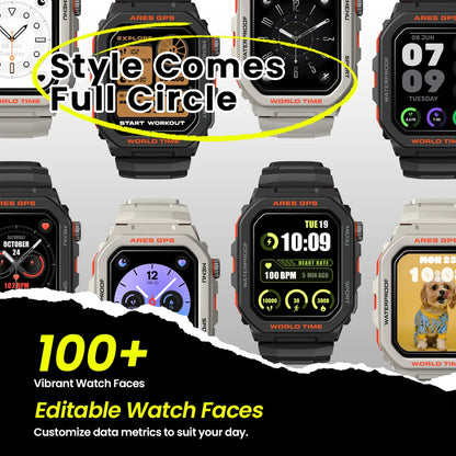 New Zeblaze Ares GPS Smart Watch Built-in Alexa & GPS
