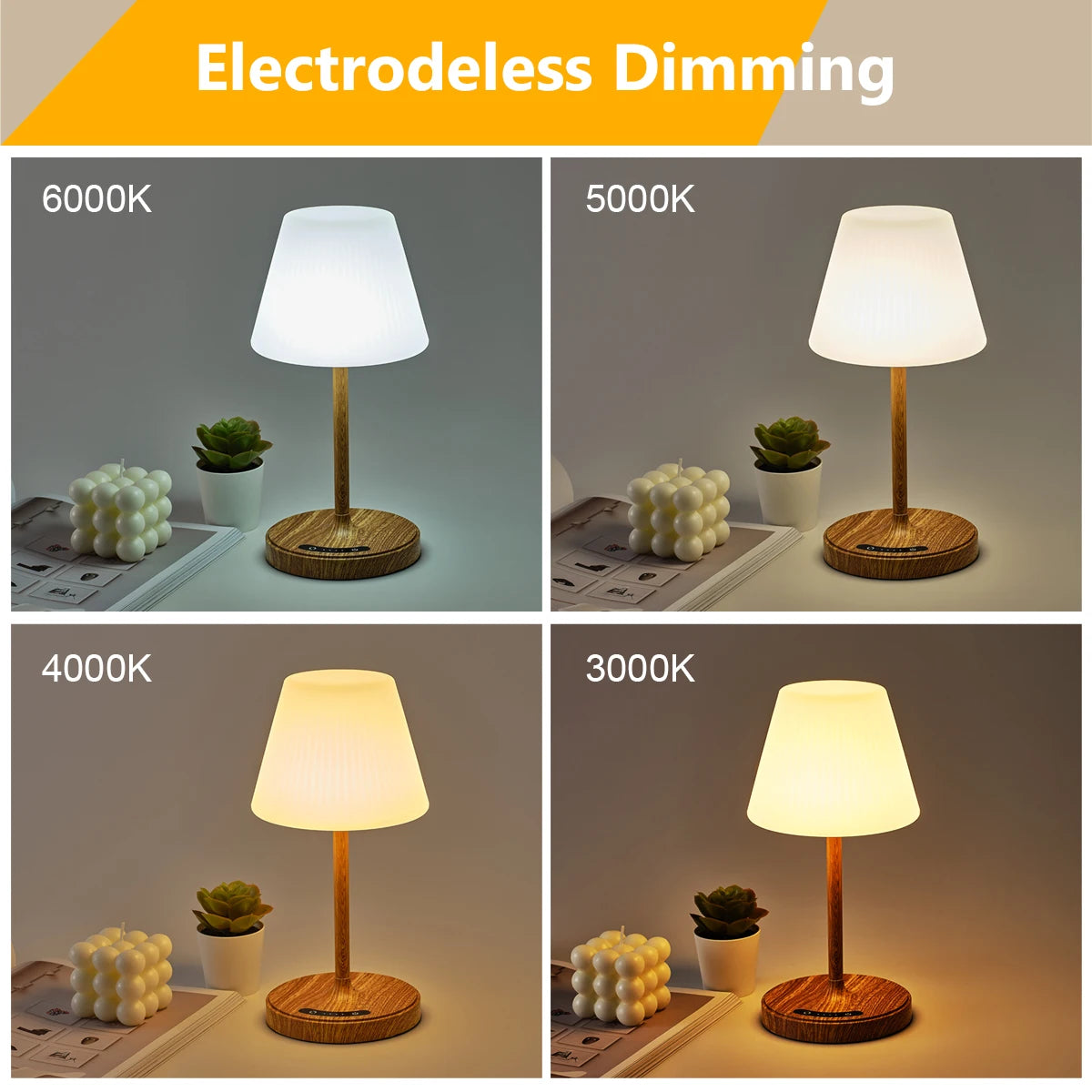 Shower Lamp Bathroom Lamp Cordless Night Lamp