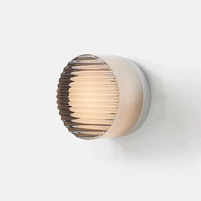 Minimalist LED Wall Lamp Amber Acrylic Bedroom Bedside Living Room