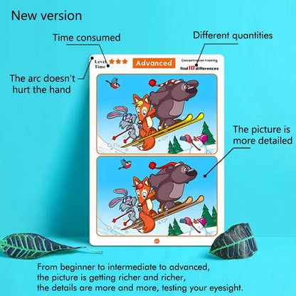 Find the Difference, Fun Concentration Training Game Pictures