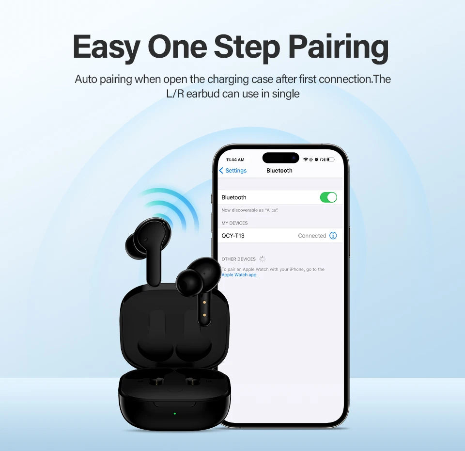 QCY T13 Wireless Smart Headphone BT5.1 TWS Earphone