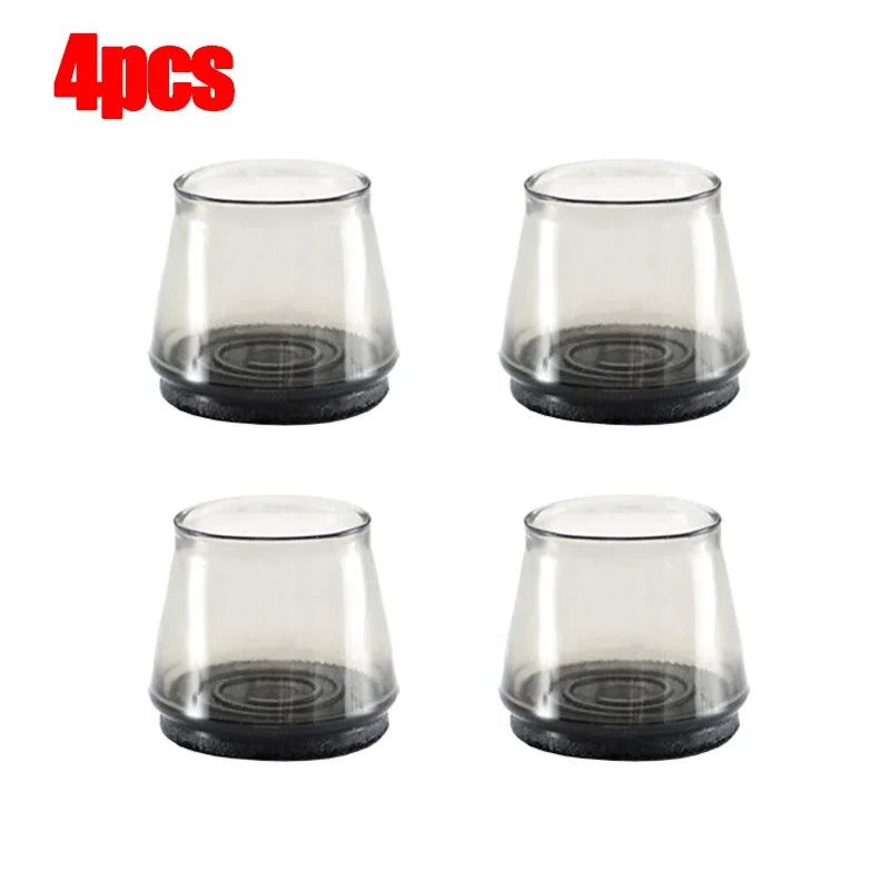 Chair Leg Caps Silicone Feet Protector Pads Furniture