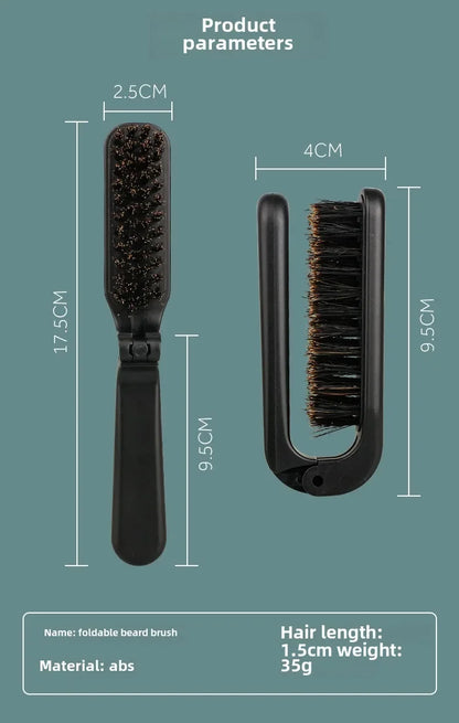 Soft Boar Bristle Beard Brush Hairdressing Hair Styling