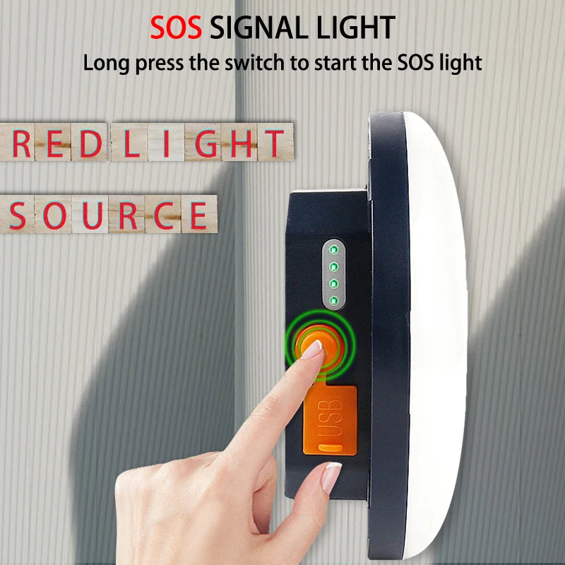 Tent Light Rechargeable Lantern Portable Emergency Night