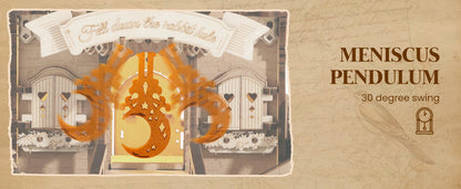 Wooden 3D Puzzle Cuckoo Clock Mechanical Model Building Kit