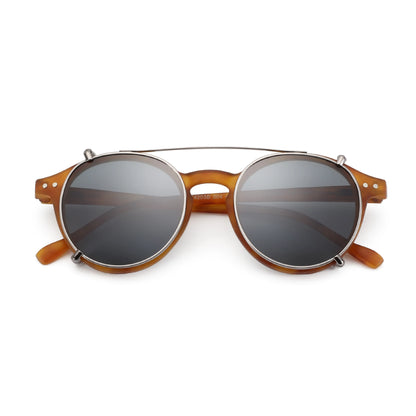 Steampunk Style Clip On Sunglasses for Men Women