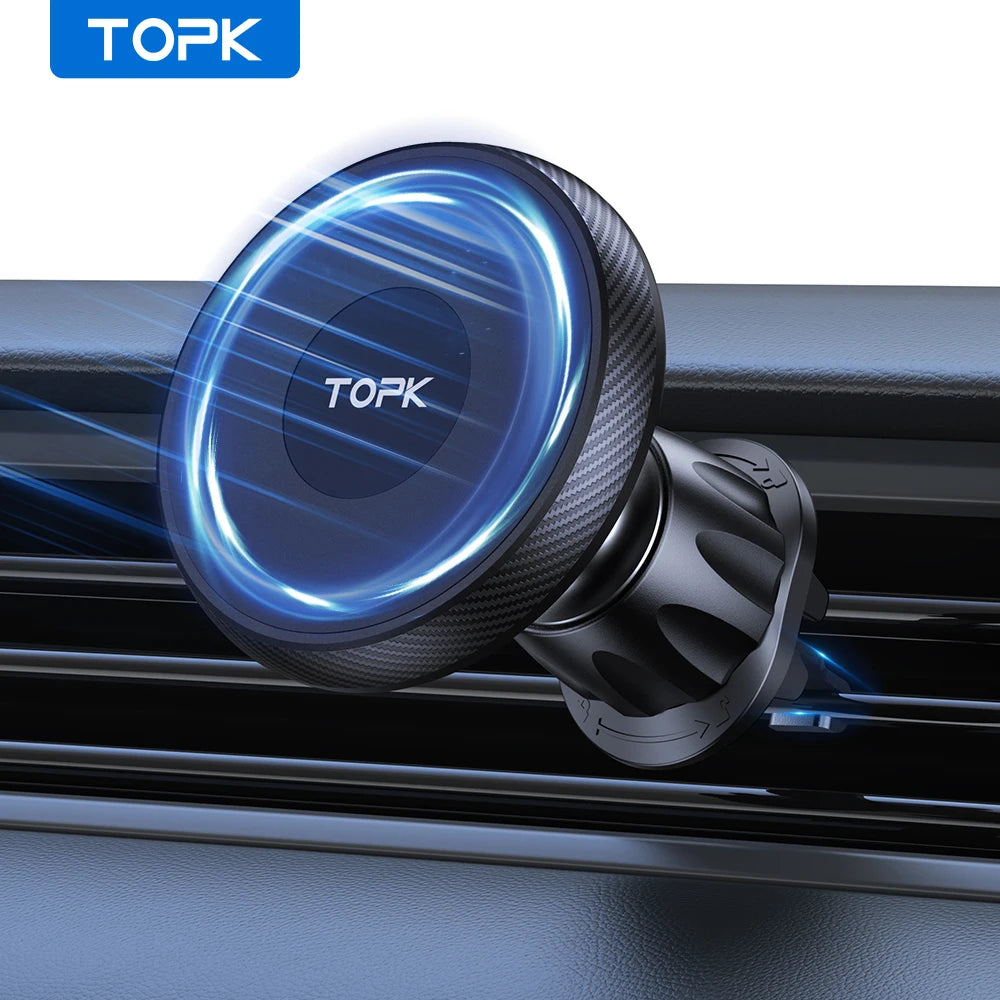 TOPK for Magsafe Car Phone Holder,Powerful Magnetism