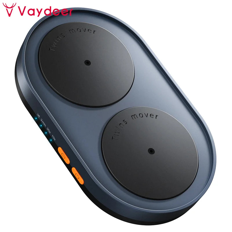 Dual Turntable Mouse Mover with Adjustable Intervals