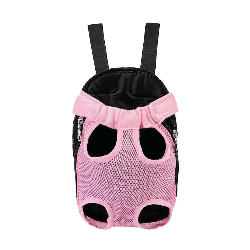 Adjustable Cat Carrier Bag Pet Double Shoulder Backpack