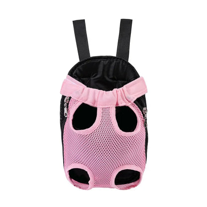 Adjustable Cat Carrier Bag Pet Double Shoulder Backpack