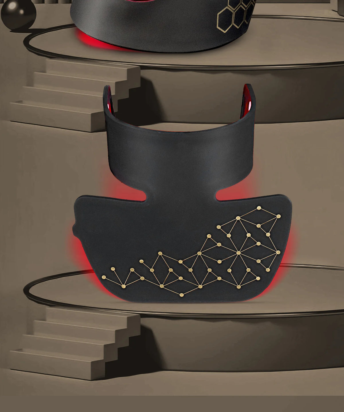 Hello Face Rechargeable Red Light Mask for Face & Neck