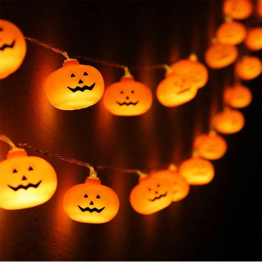 1PC 1.5M10LED Halloween Battery Box Light String, Excluding Battery,