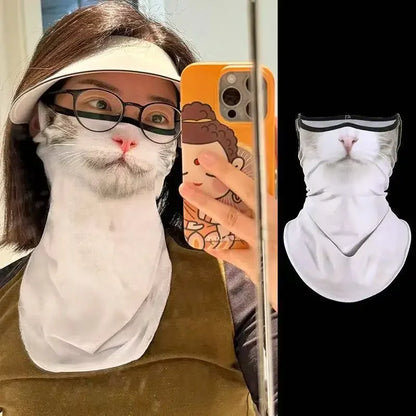 3D Ear Hanging Cycling Animal Face Mask Animal Pattern