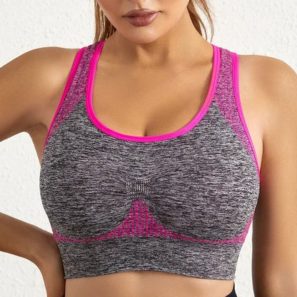 New Sports Bra Women Seamless Gym Jogging Crop Top Yoga Fitness