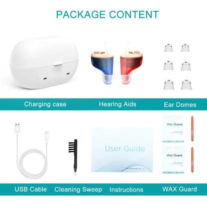Hearing Aid Rechargeable Digital Hearing Aids