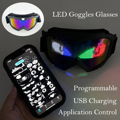 1set Luminous Glowing Glasses and Gloves Remote Control